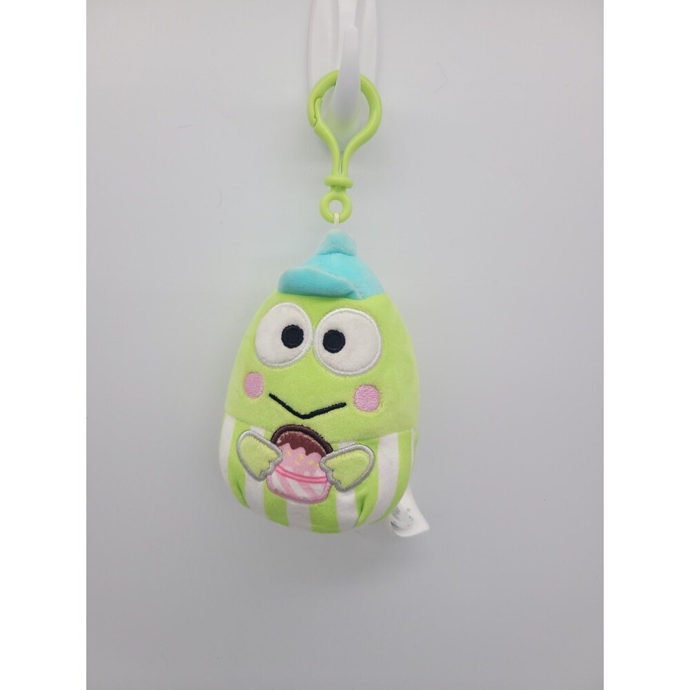 HELLO KITTY Keroppi Clip On  Sanrio Squishmallows  Plush 5"